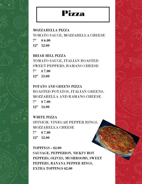 Menus for Lavanty's Italian Eatery .